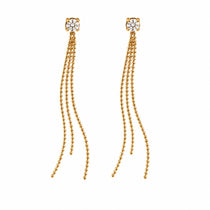 Lustre Falls Gold Earrings