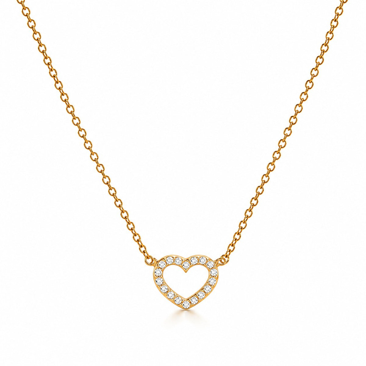 Lumi Heart Gold Necklace