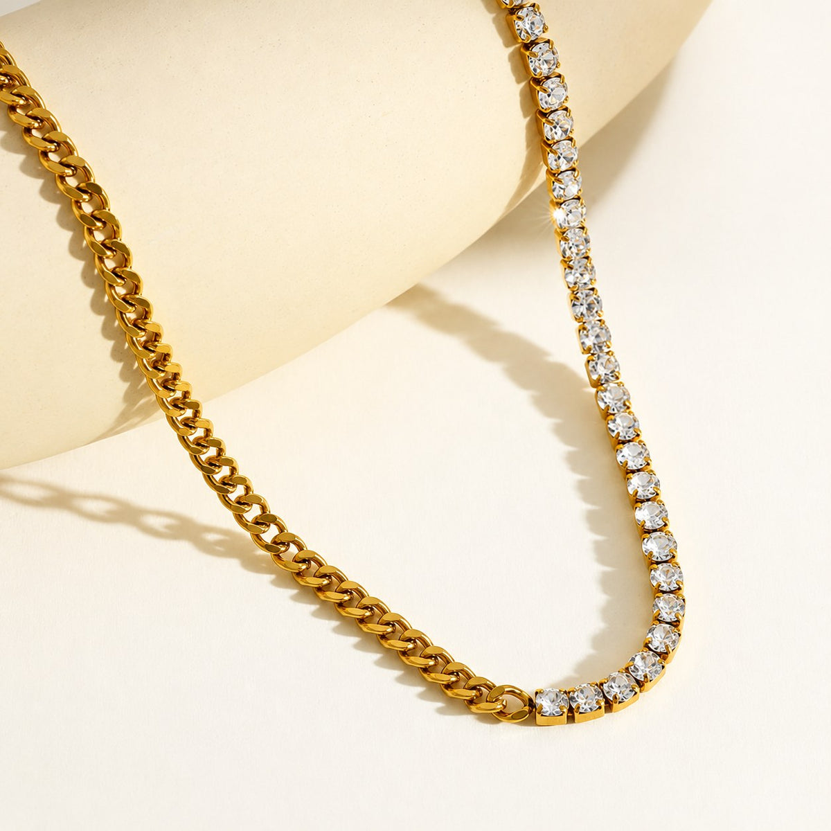 Duality Gold Necklace