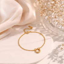 Fortuna Horseshoe Gold Bracelet