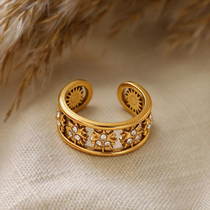 Stellar Bloom Gold Ring