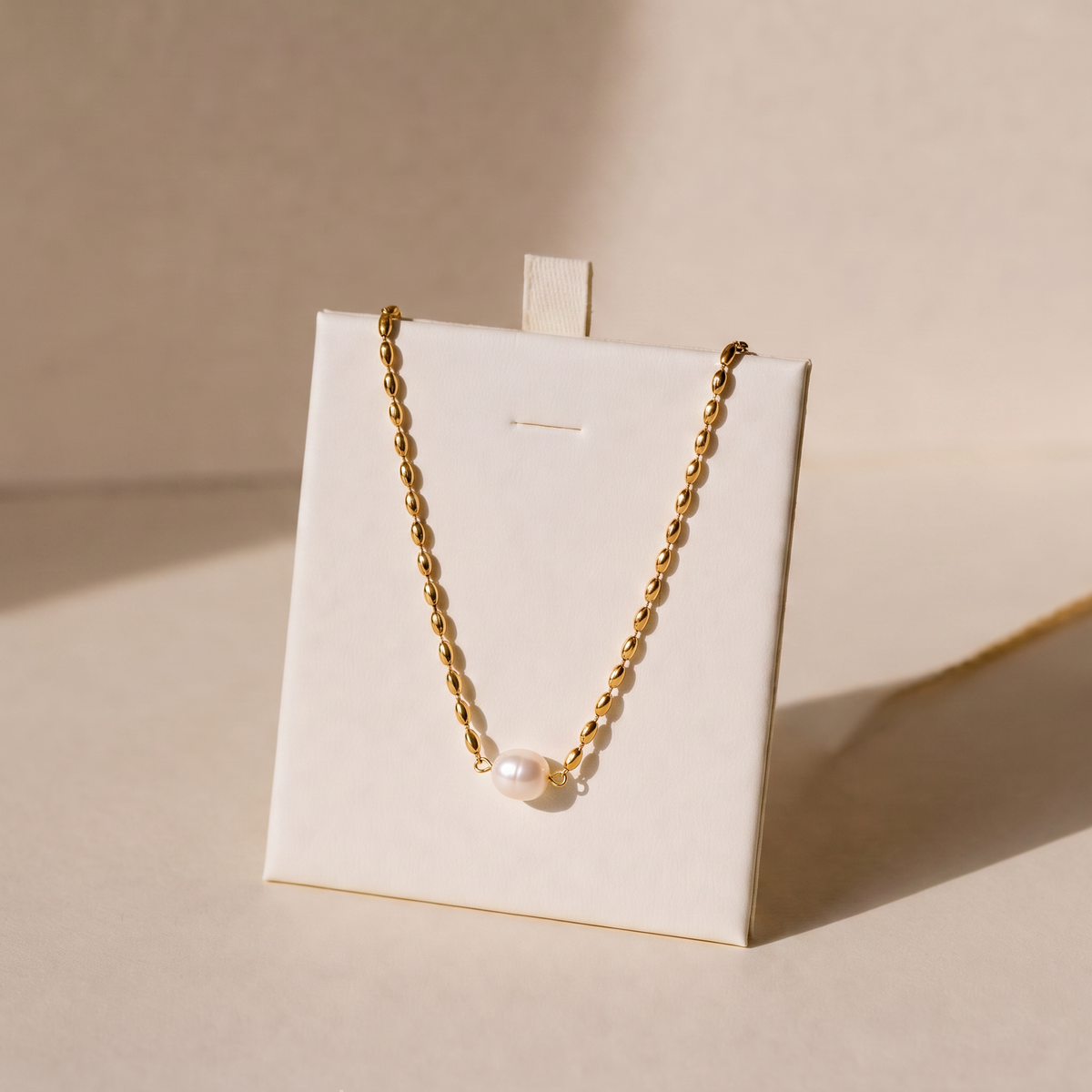 Elowen Pearl Gold Necklace