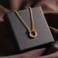 Fortune Horseshoe Gold Necklace