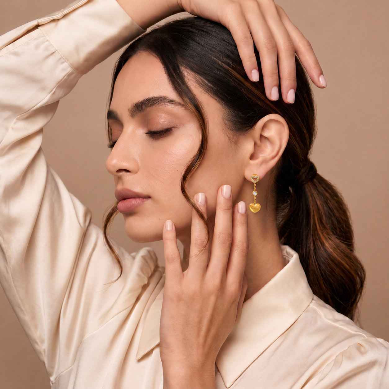 Beloved Spark Gold Earrings Secondary image