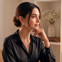 Stellar Spark Gold Hoop Earrings