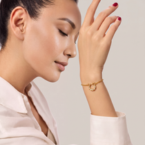 Fortuna Horseshoe Gold Bracelet