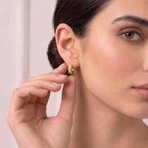 Aurelia Gold Huggie Earrings