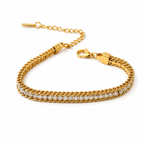 Verona Weave Gold Bracelet