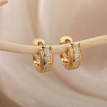 Aurelia Gold Huggie Earrings