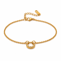 Fortuna Horseshoe Gold Bracelet