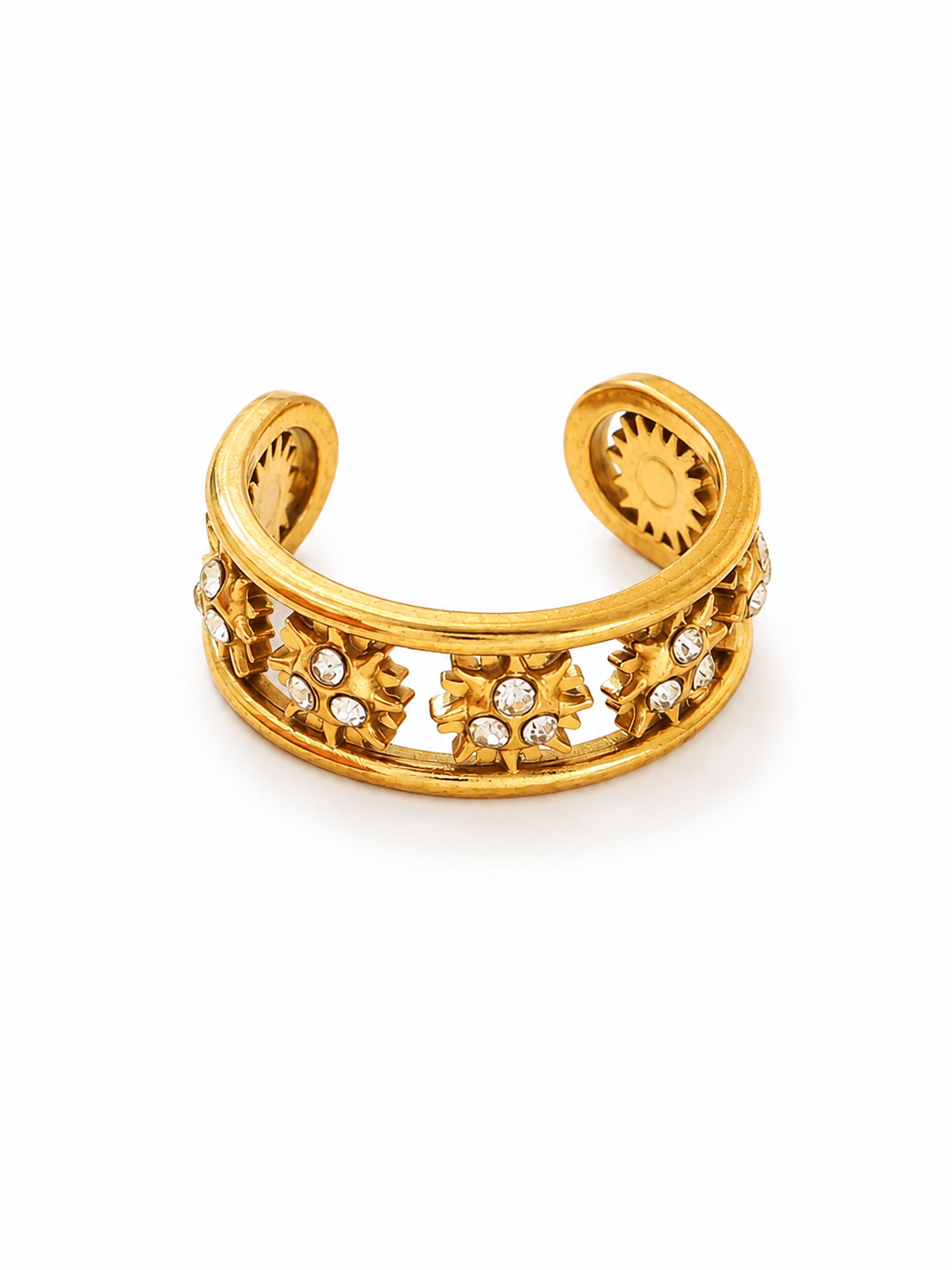 Stellar Bloom Gold Ring