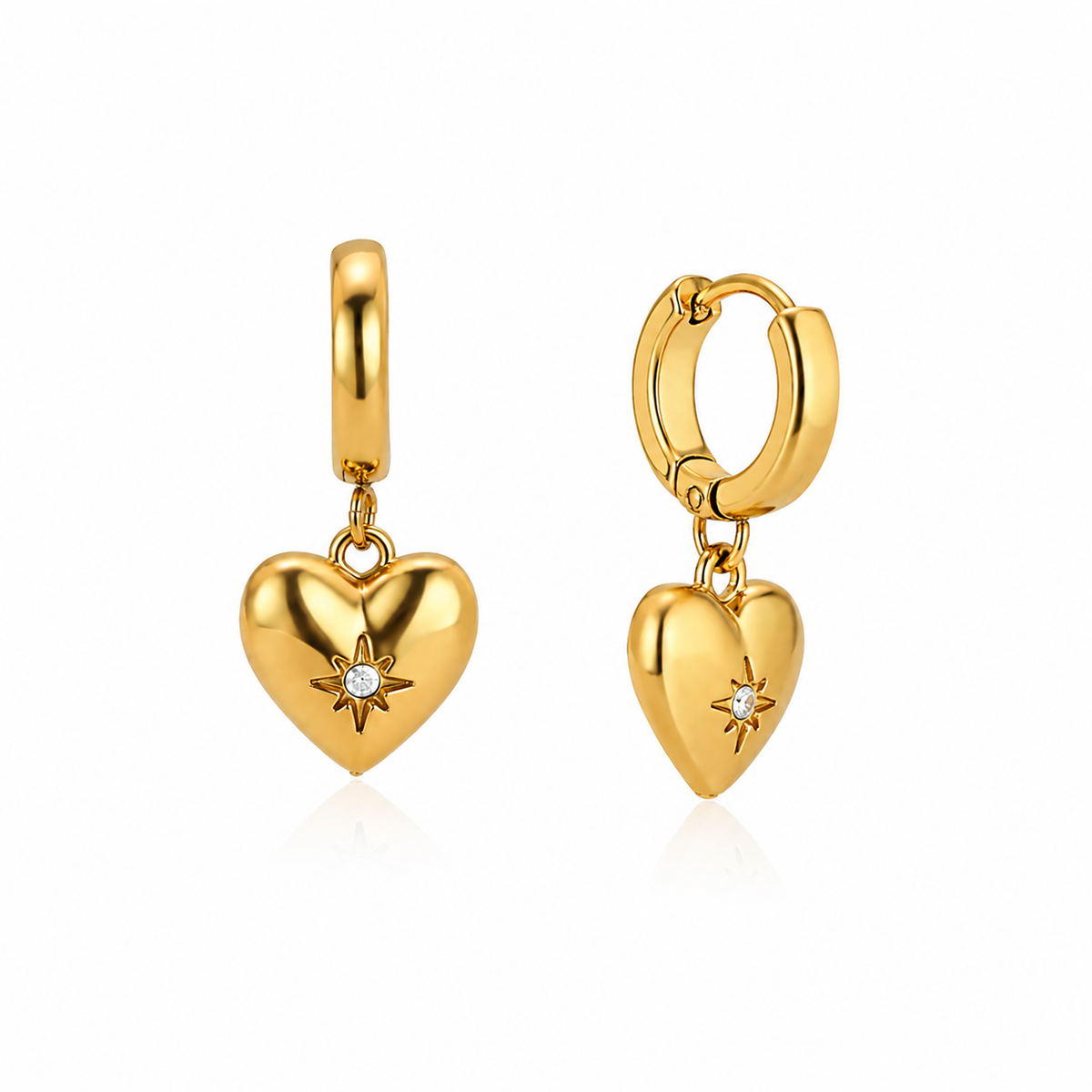 Venus Gold Hoop Earrings